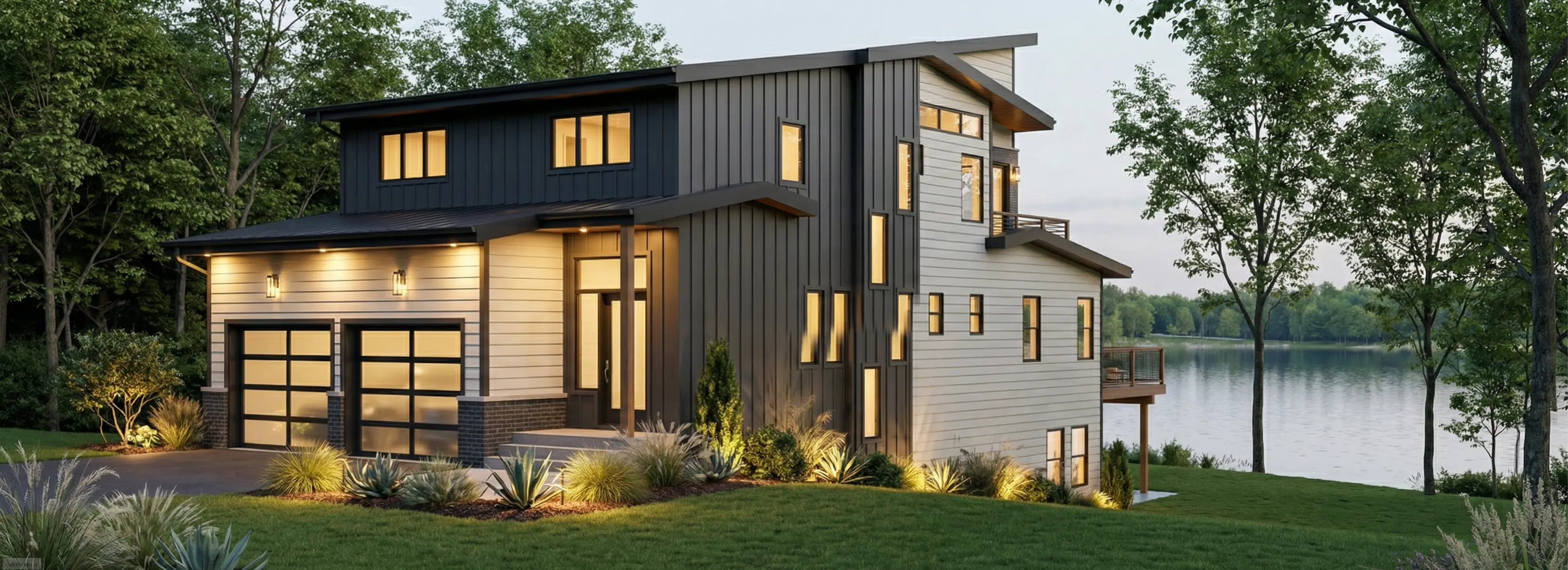 a house with a porch
